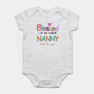 Blessed To Be Called Nanny Baby Bodysuit
